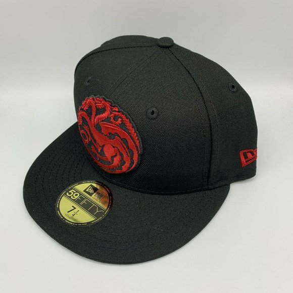 Game of Thrones Daenerys Targaryen Dragon 7 1/4 59Fifty New Era Hat Fitted Cap - Picture 5 of 5